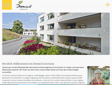 Tablet Screenshot of lentulus.domicilbern.ch